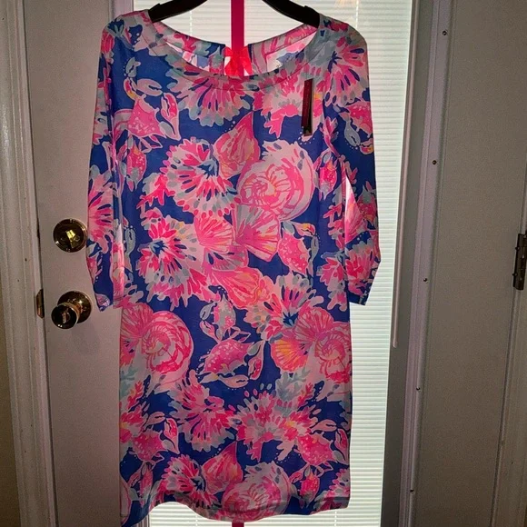 Lilly Pulitzer NWT Noelle Dress Navy Bayside Stripe Size S - Picture 16 of 16